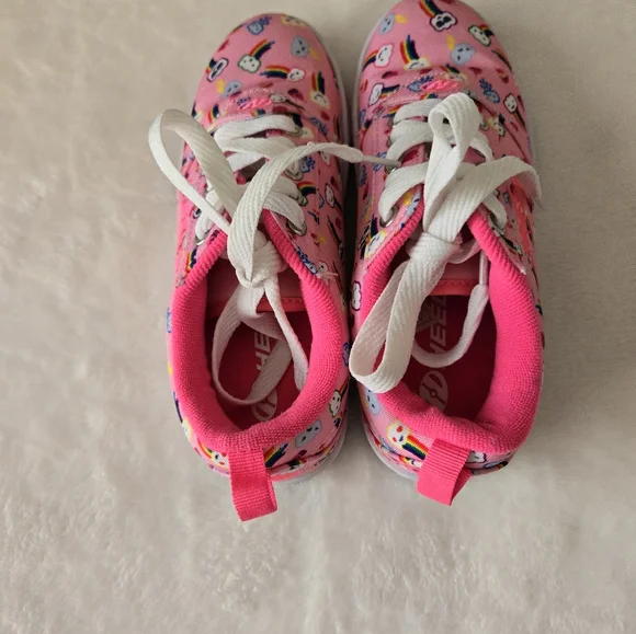 Pink Heelys Girls Shoes Size 2 - Picture 6 of 11